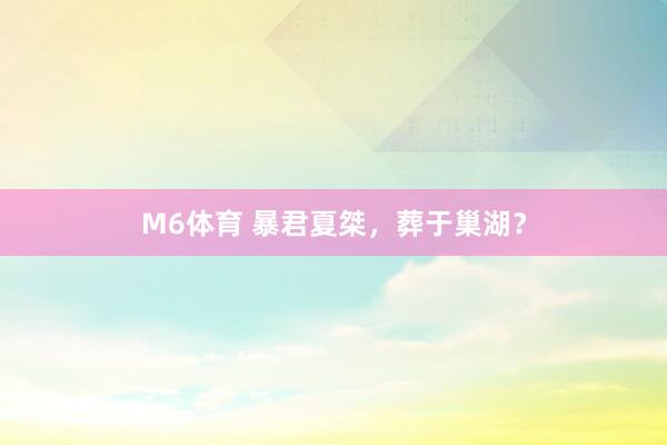 M6体育 暴君夏桀，葬于巢湖？