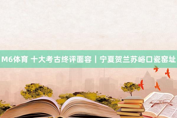 M6体育 十大考古终评面容｜宁夏贺兰苏峪口瓷窑址