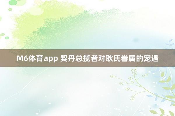 M6体育app 契丹总揽者对耿氏眷属的宠遇